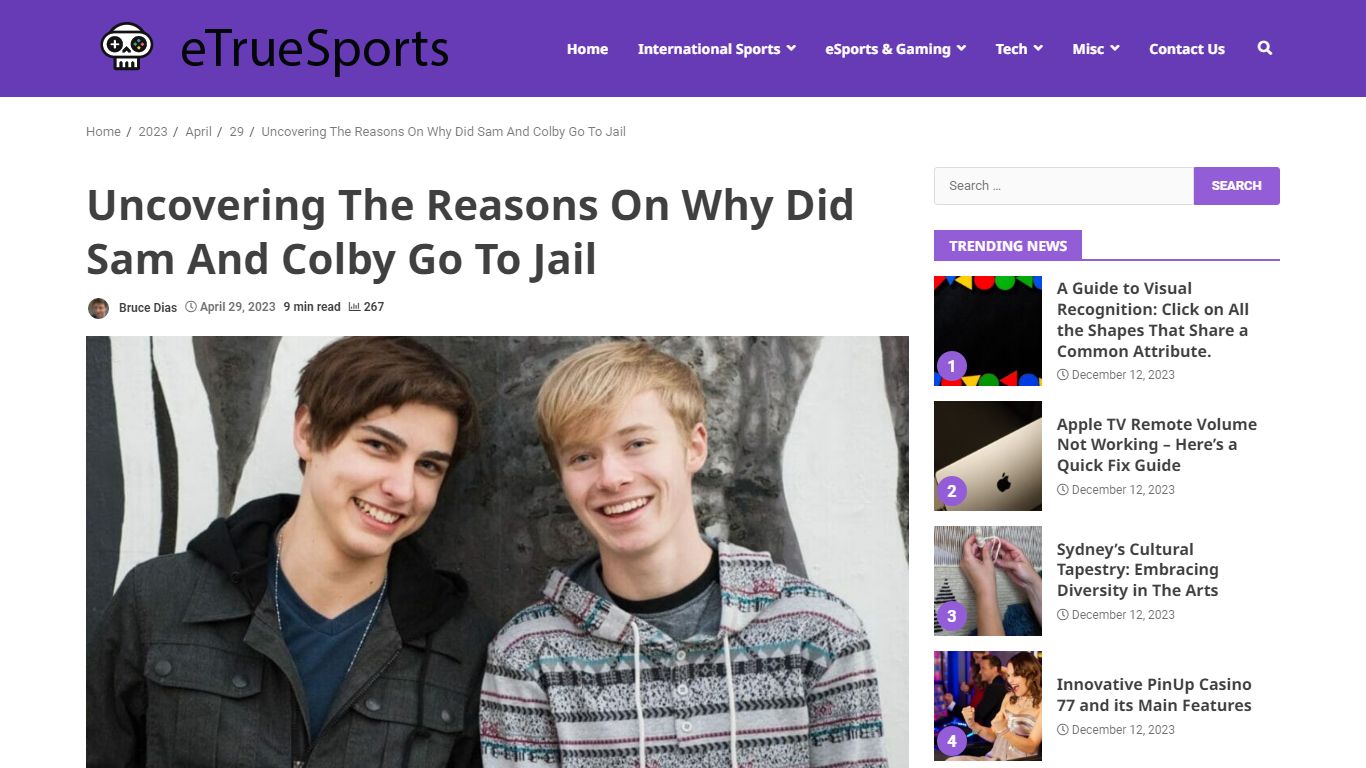 Uncovering The Reasons On Why Did Sam And Colby Go To Jail